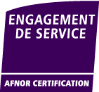 Logo Afnor certification engagement de service