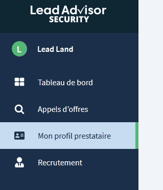 Trouvez des clients dans la sécurité privée - profil prestataire